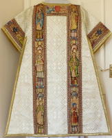 Antique White High Mass Set Vestments